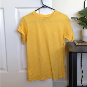 Yellow t shirt from Top Shop